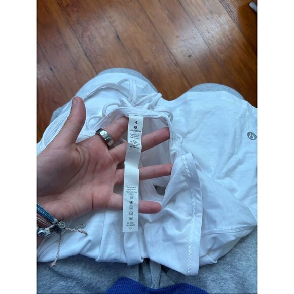 Lululemon White Love Knot Tank - Picture 4 of 4